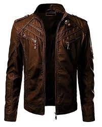 Brown Leather Jacket For Men Rs 3 499 Rs 4 499 22 39 Pakistan Leather Jacket Men Mens Outfits Leather Jacket