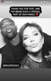 Kris Jenner posts birthday tribute to Tristan Thompson