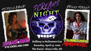 SCREAMS BY NIGHT | HALFWAY TO HALLOWEEN CON 2026 Tickets, Saturday, April  25 • 11 AM - 5 PM | Eventbrite