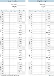 31 Exhaustive Weight Loss Challenge Tracking Chart