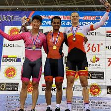 Uci track world championships 2018 117.jpg1,567 × 2,274; Cyclist Shah Clinches Gold In Beijing