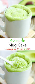 Avocado Mug Cake Recette Recettes De Cuisine Cuisine Et Boissons Nourriture