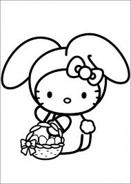 In this video we are coloring easter hello kitty. Hello Kitty Easter Colouring Page 6 Line 17qq Com Coloring Home