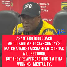 It's going to be a good match and a tough one against Asante Kotoko "  🗣️Daniel Nii Adjei, Heart of Lions assistant coach #kotokolions #football  #followforfollowback #fypシ゚viralシ
