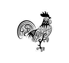 Www Vectorsources Org Wp Content Uploads 2012 07 Line Art 15 Jpg Rooster Tattoo Chicken Tattoo Rooster Stencil