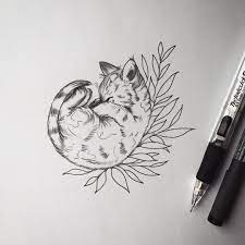 Baby Cat Tattoo Design By Essi Tattoo Design Available At Www Essitattooart Com Online Store Cattattoo Cat Tattoo Cat Tattoo Designs Animal Tattoo