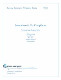 I personally say most certainly no, a. Innovations In Tax Compliance Conceptual Framework
