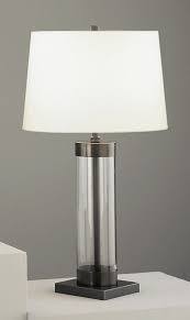 Robert Abbey Glass Cylinder Tl Bz Table Lamp Neenas Lighting Table Lamp Lamp Lamp Light