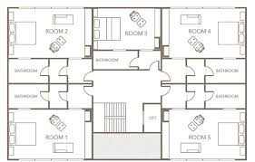 Hotel Floor Plans Importance And Benefits 2d 3d Plans Skp skp oth dae dwg fbx obj.