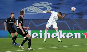 Player stats of karim benzema (real madrid) goals assists matches played all performance data. Karim Benzema Heads Real Madrid Into Last 16 And Beaten Gladbach Join Them Champions League The Guardian