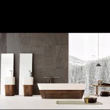 beautiful modern bathroom made from wood and stone from new zealand http www digsdigs com precious b stylish bathroom contemporary bathrooms bathroom design