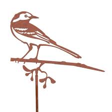 Insbesondere der weizenkleber gluten allergene enthlt sollte man besser pseudegetreide quinoa amaranth buchweizen verfttern. Illumino Gartenfigur Gartenstecker Dekostecker Glucksvogel Bachstelze Stahl Rost Naturrost Vogel Deko Fur Den Garten Online Kaufen Otto