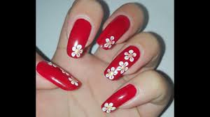If you are interested in red black and white nail, aliexpress has found 353 related results, so you can compare and shop! Easy Red And White Diy Flower Nail Art Tutorial No Tools Nail Art Design Rose Pearl Youtube