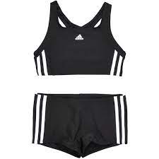 Adidas Older Girls 2 Piece Swimsuit 28 Liked On Polyvore Featuring Swimwear One Piece Swimsuits Swimsuits Sporty Sporty Bathing Suits Swimsuits For Teens
