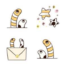 Spotted Garden Eel Emoji Line Emoji Line Store Emoji Line Store Spotted