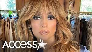 Jennifer Lopez Debuts Choppy Retro Bangs Youtube