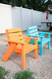 Bring the historic, rustic look of the adirondacks into your home. Easy Diy Kids Patio Chairs Houseful Of Handmade