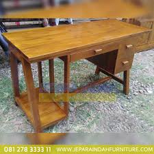 Jual meja komputer murah dan berkualitas di malang. Unik Minimalis Meja Komputer Jati Terbaru By Jepara Indah Furniture
