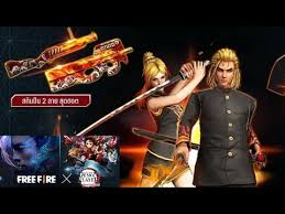 Mobile legends x demon slayer collaboration! Skins De La Colaboracion De Free Fire X Demon Slayer Kimetsu No Yaiba Youtube