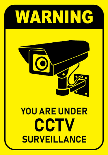 Generic CCTV Warning Sign Security Sign