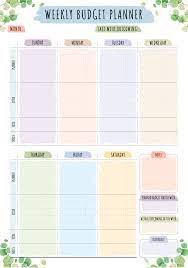 Get Your Planner Now In 2021 Weekly Budget Planner Budget Planner Template Weekly Budget Template