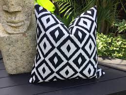 Black And White Geometric Outdoor Pillows Outdoor Cushions Black And White Outdoor Cushions Black Geometric Outdoor Pillow Covers Aztec Cushion Covers Pillow Outdoor Pillow Covers Outdoor Cushions Outdoor Pillows