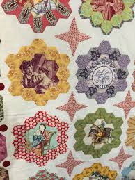 Sue Cody Story Book Quilt 2018 English Paper Piecing Quilts Hexagon Quilt Book Quilt