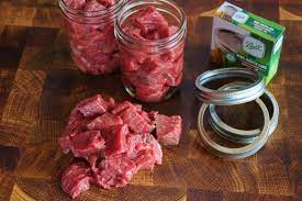 It is easier and quicker this way. Canning Beef