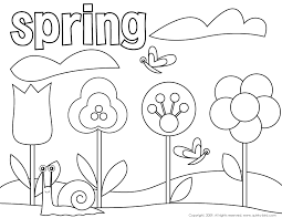 Decorate your pictures with crayons, markers, paint, buttons, or pom poms. Printable Coloring Pages Of Spring Free Spring Coloring Sheets For Coloring Library