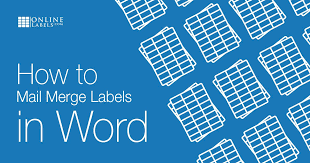 How To Create Mail Merge Labels In Word 2003 2019 Office 365 In 2020 Mail Merge Words Word Template