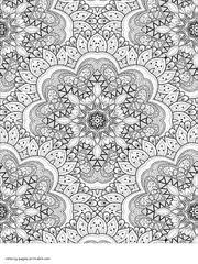 This is from the wonderful easy peasy and fun website. 130 Flower Coloring Pages For Adults Free