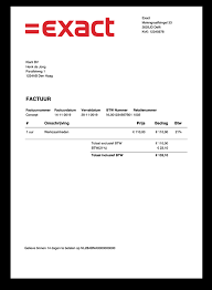 Een Factuur Maken Hoe Moet Dat Factuureisen Exact