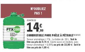 Actualités du pétrole et des prix du baril dans le monde en temps réel. Offre Combustible Pour Poele A Petrole Chez Eleclerc Brico