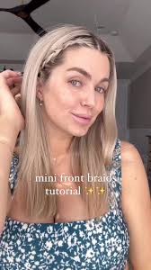 Mini Braids in Front Hair