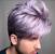 Ash Grey Purple Hair Men
