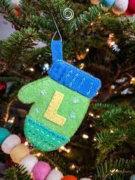 Whatever you're shopping for, we've got it. Cute Diy Felt Mitten Ornaments Pattern With Monograms Merriment Design