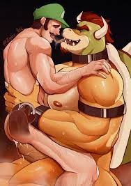 Luigi x bowser porn