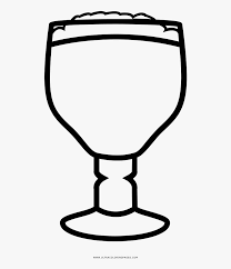 594x596 beer mug clip art free vector in open office drawing svg ( svg. Goblet Beer Glass Coloring Page Hd Png Download Transparent Png Image Pngitem