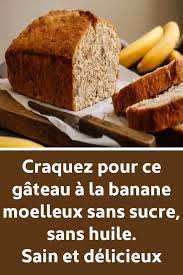 Fallen Sie Auf Diesen Sussen Bananenkuchen Ohne Zucker Ohne Ol Gesund Und Lecker Vegan Desserts No Sugar Foods Sweet Recipes