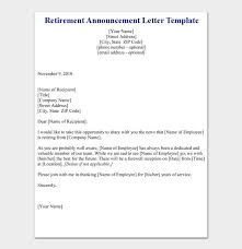 Use this sample retirement announcement email as a template for your formal notification. Retirement Announcement Letter Template Samples Party Invitation Hudsonradc