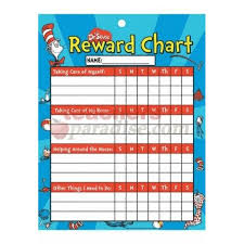 Chore Chart Cat In Hat Reward