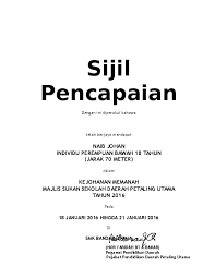 Oleh itu, kali ini admin menunjukkan contoh bagaimana sijil penghargaan dibuat. Doc Template Sijil Nurul Amalia Academia Edu