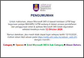 Info ini penting kepada anda yang berniat untuk memohon kemasukan ke uitm. Uitm Istudent Portal