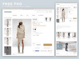 Free Download E Commerce Product Page Psd Psd Template Free Free Ecommerce Ecommerce