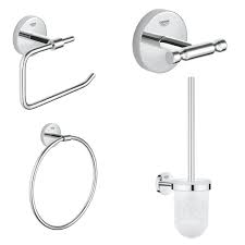 Shop bathroom gadgets at banggood online store. Grohe Baucosmopolitan 4 Piece Bathroom Accessory Pack Better Bathrooms