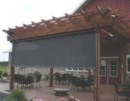 Pergola Designs With Roll Shades Exterior Retractable Solar Shades Mid Penn Awnings Central Pa Exterior Solar Shade Pergola Shade Pergola