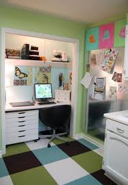 This left my second closet free… for an office. Closet Home Office Ideas