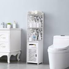 Your bathroom sink cabinets and vanities present a style that can bring your whole bathroom together. Bathroom Corner Storage Shelf Cabinet Toilet Vanity Cabinet Bath Sink Organizer Bath Caddies Storage Home Garden