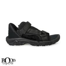 Details About Ugg Teva Collaboration Black Sheepskin Strappy Sandals Size Men S 13 Women S 15