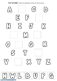 Livework sheets how to write alphabet abc matching big letter to small letter worksheet includes tracing and printing letters matching uppercase and lowercase letters alphabetical order word searches and other. The Alphabet Online Exercise